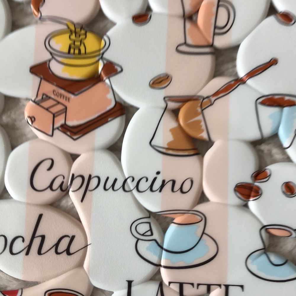 Coffee-Themed Kitchen Sink Mat - Picture 3 of 10